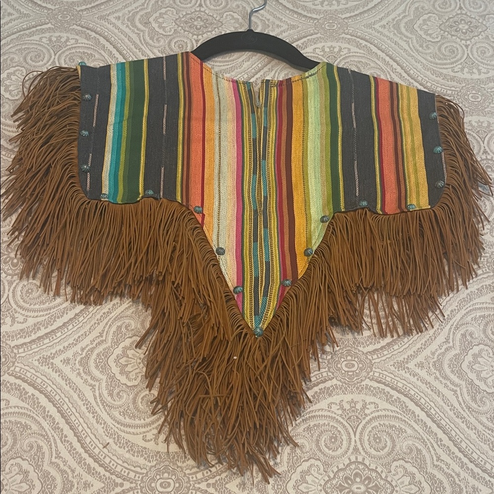 Striped Fringe Women's Top - Picture 5 of 5